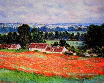 Coquelicots à Giverny Claude Monet Peinture à l'huile